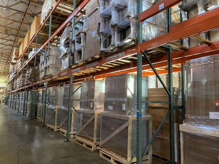 Hospitality assets in short-term stoage at our Portland Commercial Storage warehouse.